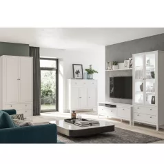 TV asztal 1S1K/160, fehér, OLJE