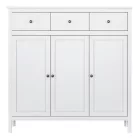 Komód 3D3S, fehér, OLJE