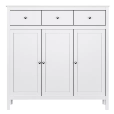 Komód 3D3S, fehér, OLJE