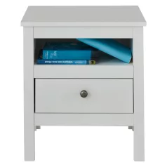 Éjjeliszekrény 1S, fehér, OLJE