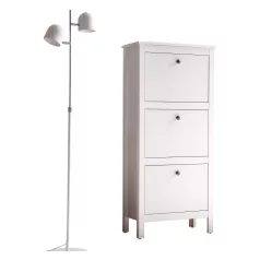 Cipősszekrény 3K, fehér, OLJE