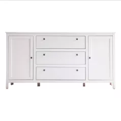 Komód 2D3S, fehér, OLJE