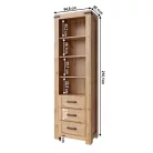 Polcos állvány 3S, wotan tölgy, MORATIZ