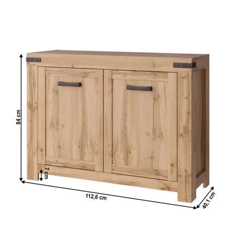 Komód 2D, wotan tölgy, MORATIZ