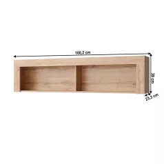 Fali polc 160, wotan tölgy, MORATIZ