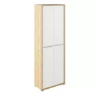 Irodai szekrény polcokkal,artisan tölgy/fehér, RIOMA TYP 05