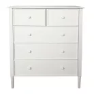 Komód, fehér, TEANA