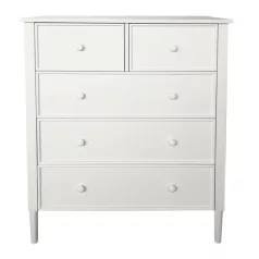 Komód, fehér, TEANA