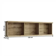 Fali polc 135, navarra tölgy, DORSI