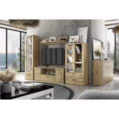 TV asztal 2D1S/180, navarra tölgy, DORSI