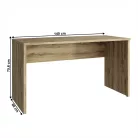 Számítógépasztal 140, navarra tölgy, DORSI