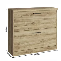 Cipősszekrény 2K, navarra tölgy, DORSI