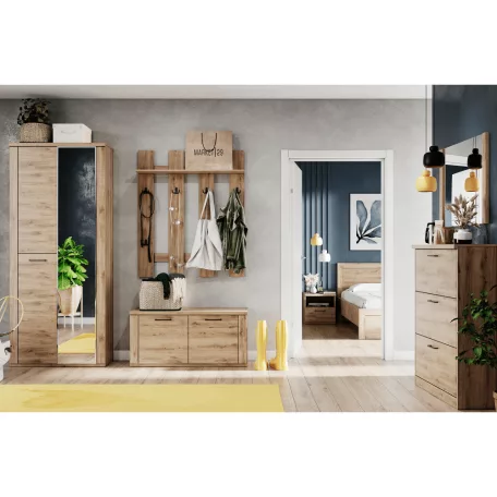 Cipősszekrény 3K, navarra tölgy, DORSI