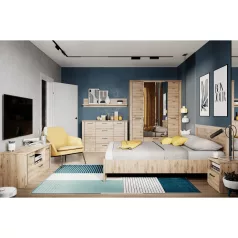 Komód 2D4S, navarra tölgy, DORSI