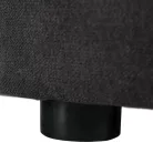 Fotel tárhellyel, sötétszürke/világosszürke, PERSI