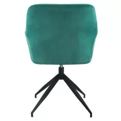 Forgószék, zöld /fekete, VELEZA NEW