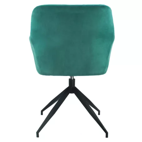 Forgószék, zöld /fekete, VELEZA NEW