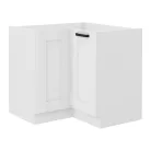 Alsó szekrény sarokba, fehér, LULA 89x89 ND 1F BB