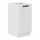 Alsó szekrény, fehér, LULA 40D 1F BB