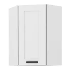 Felső szekrény sarokba, fehér, LULA 58x58 GN-90 1F