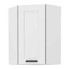 Felső szekrény sarokba, fehér, LULA 58x58 GN-90 1F
