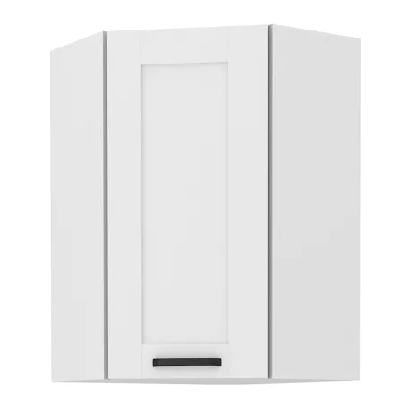 Felső szekrény sarokba, fehér, LULA 58x58 GN-90 1F