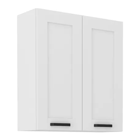 Felső szekrény, fehér, LULA 80 G-90 2 F