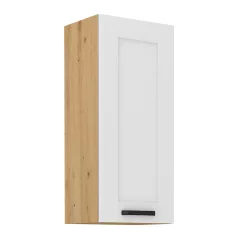Felső szekrény, fehér/artisan tölgy, LULA 40 G-90 1F