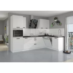 Szekrény beépített hűtőhöz, fehér, LULA 60 LO-210 2F