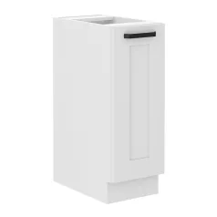   Alsó szekrény kihúzható kosárral, fehér, LULA D30 CARGO