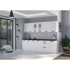 Alsó polcos szekrény, fehér, LULA 30 D OTW BB