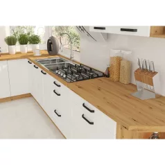 Felső szekrény, fehér/artisan tölgy, LULA 80 NAGU-36 1F