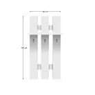 Akasztó 60, fehér, TOPTY TYP 39