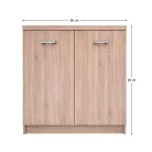 Komód 2D, sonoma tölgy, TOPTY TYP 21