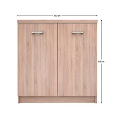 Komód 2D, sonoma tölgy, TOPTY TYP 21