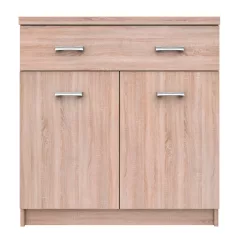 Komód 2D1S, sonoma tölgy, TOPTY TYP 19