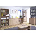 Magas nyitott polcos szekrény 80, sonoma tölgy, TOPTY TYP 27