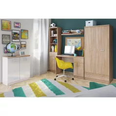 Szekrény 2D1S, sonoma tölgy, TOPTY TYP 30