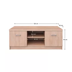 RTV asztal 2D, sonoma tölgy, TOPTY TYP 35