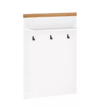 Fogas panel 90, fehér/wotan tölgy, VILGO