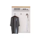 Fogas panel 90, fehér/wotan tölgy, VILGO