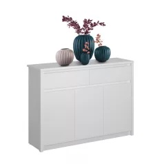 Komód 3D2S, fehér, ERODIN