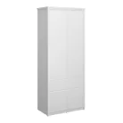 Szekrény 4D1S, fehér, ERODIN