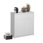 Komód 2D1S, fehér, ERODIN