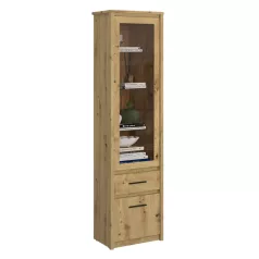 Vitrin 1D1W1S, artisan tölgy, AIRON