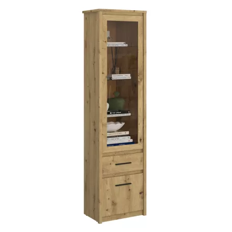 Vitrin 1D1W1S, artisan tölgy, AIRON