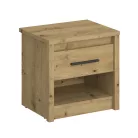 Éjjeliszekrény 1S, artisan tölgy, AIRON
