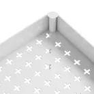 Mozgatható polc, fehér, ALIOL TYP 1