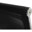 Tárgyalószék, fekete/ezüst, ESIN