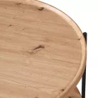 Dohánytóasztal, artisan tölgy/fekete, LAPIS